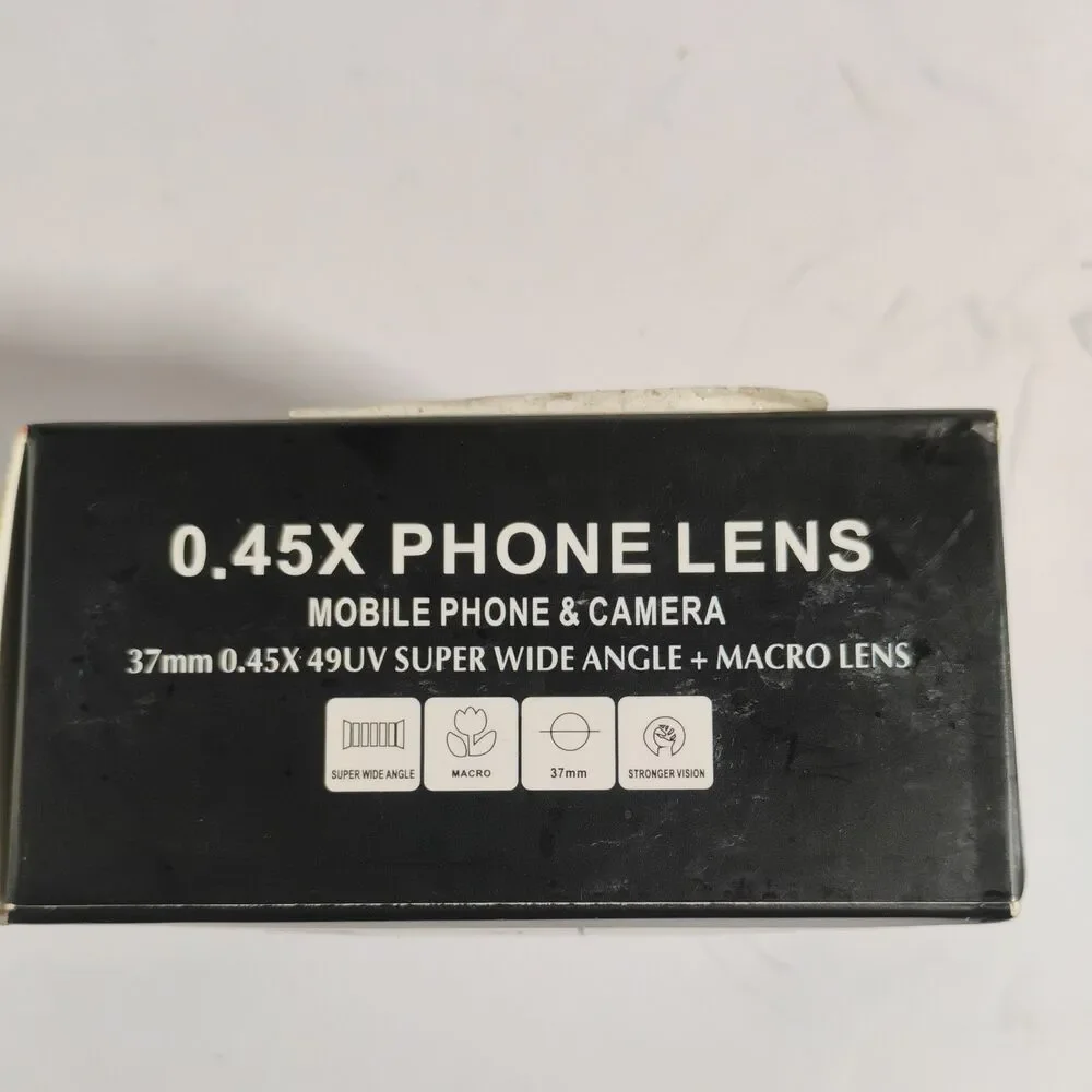 Phone Camera Lens 0.45x HD Wide Angle Lens &10x Macro Lens HD Lentes For iPhone